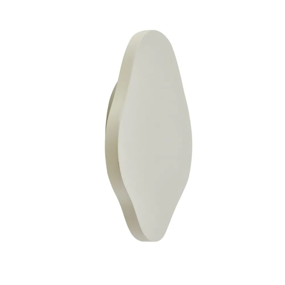 Lindby Gang|Pendellamper > LED-væglampe Nielson, beige, gips, 30 cm høj