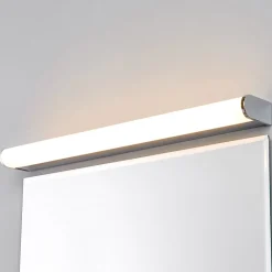 Lindby Gang|Væg- Og Spejllamper > LED-væglampe Philippa, afrundet, 58 cm, krom, IP44