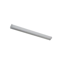 Lindby Væg- Og Spejllamper|Væglamper > LED-væglampe Philippa, kantet, 89 cm, aluminiumsfarvet, IP44