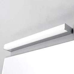 Lindby Gang|Væg- Og Spejllamper > LED-væglampe Philippa, kantet, 59 cm, krom, IP44