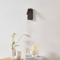 Lindby Væglamper|Væglamper > LED-væglampe Tallis, sort, USB-C, bevægelig