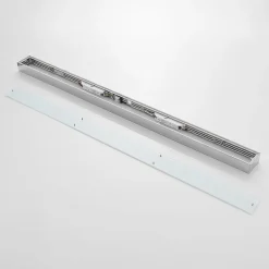 Væg- Og Spejllamper|Væglamper ^ Lindby LED-væglampe til badeværelset Layan, 120 cm, krom, metal