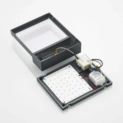 Lindby Væglampe Med Sensor|Terrassebelysning > LED-væglampe Vanira, antracit, aluminium, sensor, IP54
