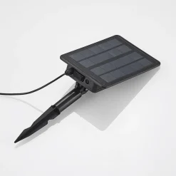 Lindby Solcellelamper|Udendørs Spot > Lexiane LED-solcellelamper, 3-sæt, stål