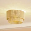 Lindby Gang|Loftlamper > loftlampe Anuva, beige natur, papir, Ø 45 cm