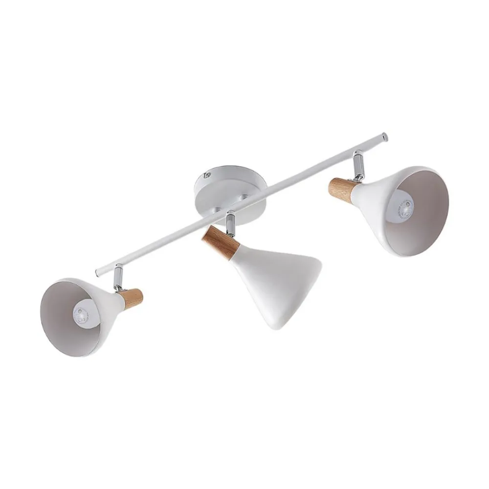 Loftlamper|Loftlamper ^ Lindby loftlampe Arina, 53 cm, hvid, 3 lyskilder, E14