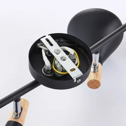 Loftlamper|Loftlamper ^ Lindby loftlampe Arina, 68 cm, sort, 4 lyskilder, E14
