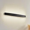 Væglamper ^ Lindby loftlampe Benario, sort, aluminium, 80 cm
