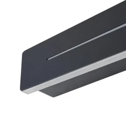 Væglamper ^ Lindby loftlampe Benario, sort, aluminium, 80 cm