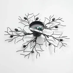 Lindby Loftlamper|Loftlamper > loftlampe Bigna, Ø 68 cm, 10 lyskilder, glas, metal