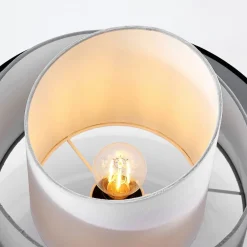 Lindby Gang|Loftlamper > loftlampe Coria, sort/grå/hvid, Ø 40 cm, E27