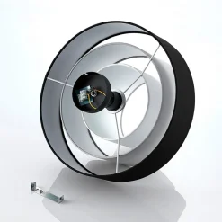 Lindby Gang|Loftlamper > loftlampe Coria, sort/grå/hvid, Ø 40 cm, E27