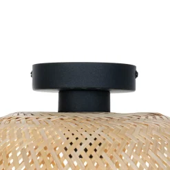 Loftlamper|Loftlamper ^ Lindby loftlampe Dabila, bambus, Ø 35 cm, E27