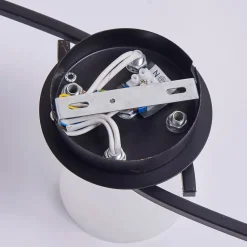 Lindby Gang|Pendellamper > loftlampe Della, sort-guld, 110 cm, 5 lyskilder, E14