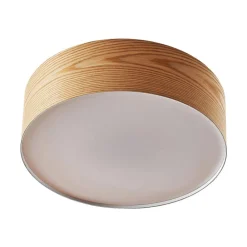 Loftlamper|Loftlamper ^ Lindby loftlampe Dominic, Ø 45 cm, 3 lyskilder, træ