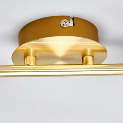 Lindby Loftlamper|Pendellamper > loftlampe Elaina, 180 cm, 6 lyskilder, messing, glas, E14