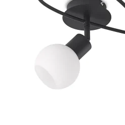 Lindby Loftlamper|Loftlamper > loftlampe Elaina, 54 cm, 3 lyskilder, sort/hvid, E14