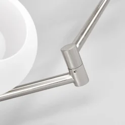 Lindby Gang|Loftlamper > loftlampe Elaina, 180 cm, 6 lyskilder, nikkel, glas, E14
