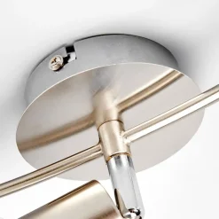Lindby Gang|Loftlamper > loftlampe Elaina, 50 cm, 3 lyskilder, nikkel, glas, E14