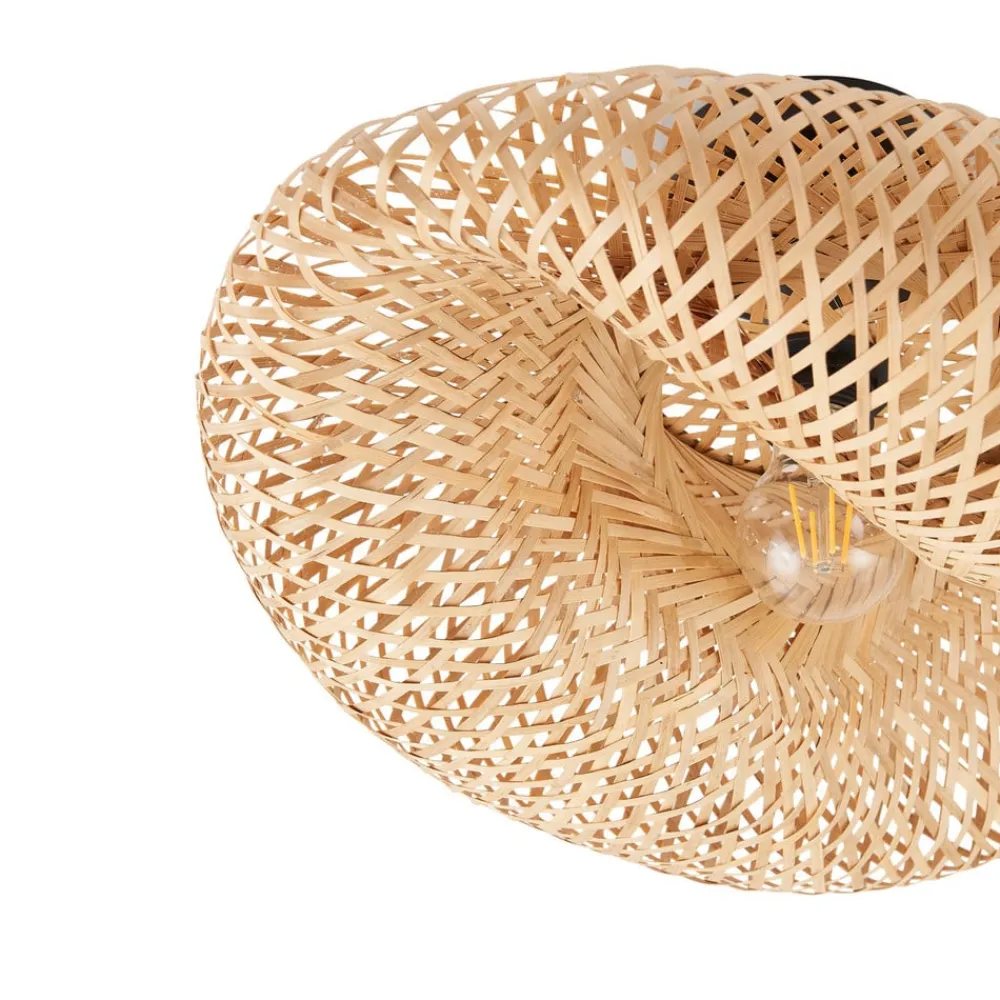 Lindby Loftlamper|Pendellamper > loftlampe Eleane, bambus, natur, Ø 50 cm