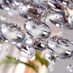 Lindby Gang|Loftlamper > loftlampe Esfera, røggrå, glas, 4 lyskilder, 35 cm