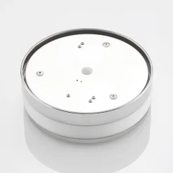 Lindby Loftlamper|Loftlamper > Loftlampe Flavi, Ø 28 cm, krom, glas, IP44, E27