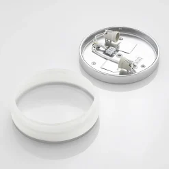 Lindby Loftlamper|Loftlamper > Loftlampe Flavi, Ø 28 cm, krom, glas, IP44, E27