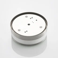 Lindby Loftlamper > Loftlampe Flavi, Ø 23 cm, nikkel, glas, IP44, E27