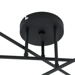 Loftlamper|Pendellamper ^ Lindby loftlampe Isamer, røggrå, Ø 80 cm, kugle