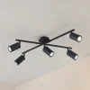 Gang|Loftlamper ^ Lindby loftlampe Joffrey, 78 cm, sort, 5 lyskilder, GU10
