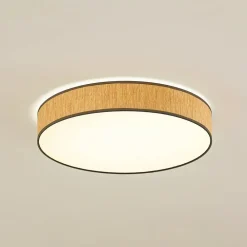 Lindby Loftlamper > loftlampe Jutis, beige, tang, Ø 50 cm