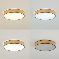 Lindby Loftlamper > loftlampe Jutis, beige, tang, Ø 50 cm