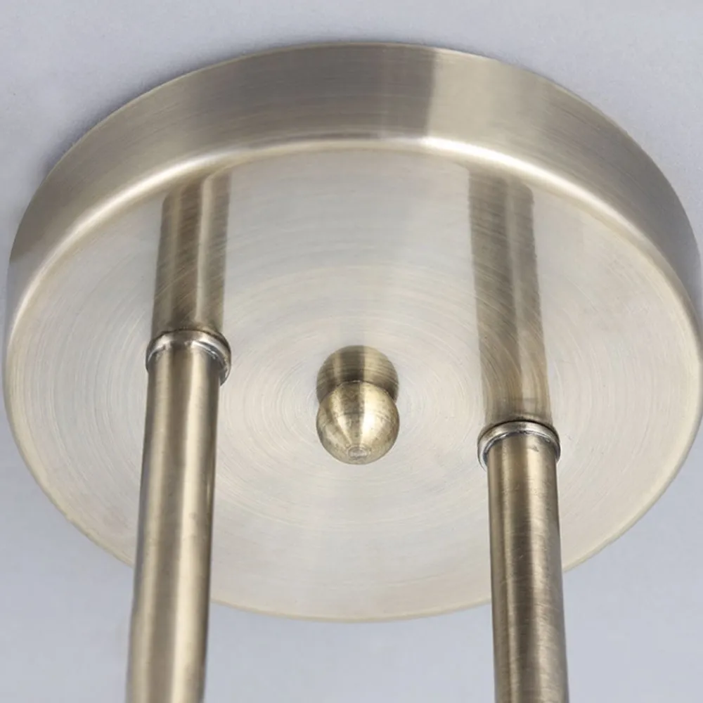 Lindby Loftlamper|Loftlamper > loftlampe Leanda, 80 cm, 4 lyskilder, metal, glas