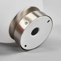 Gang|Loftlamper ^ Lindby loftlampe Lennie, hvid, glas, Ø 20 cm, IP44, E27