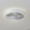 Loftlamper|Loftlamper ^ Lindby loftlampe Lune, plast, metal, 38 cm