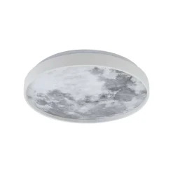 Loftlamper|Loftlamper ^ Lindby loftlampe Lune, plast, metal, 38 cm