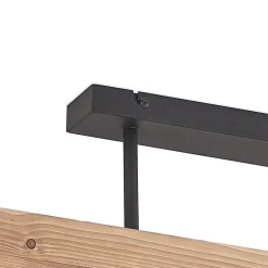 Lindby Loftlamper > loftlampe Malwin, GU10, 100 cm lang, 6 lyskilder, træ