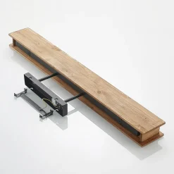 Lindby Loftlamper > loftlampe Malwin, GU10, 100 cm lang, 6 lyskilder, træ