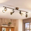 Lindby Loftlamper|Loftlamper > loftlampe Perseas, 78 cm, 4 lyskilder, antik messing, GU10