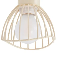 Loftlamper|Loftlamper ^ Lindby loftlampe Piena, beige, 4 lyskilder, metal, 70 cm