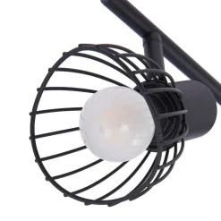 Gang|Loftlamper ^ Lindby loftlampe Piena, sort, 4 lyskilder, metal, 70 cm
