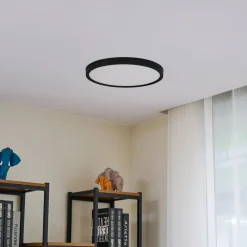 Lindby Gang|Pendellamper > loftlampe Pravin, Ø 40 cm, CCT, sort