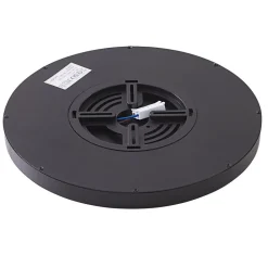 Lindby Gang|Loftlamper > loftlampe Pravin, Ø 40 cm, 3.000 K, sort