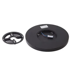 Lindby Gang|Loftlamper > loftlampe Pravin, Ø 50 cm, 3.000 K, sort