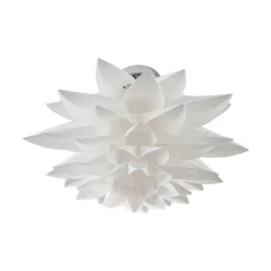 Loftlamper|Pendellamper ^ Lindby loftlampe Rimon, hvid, plast, Ø 50 cm, E27