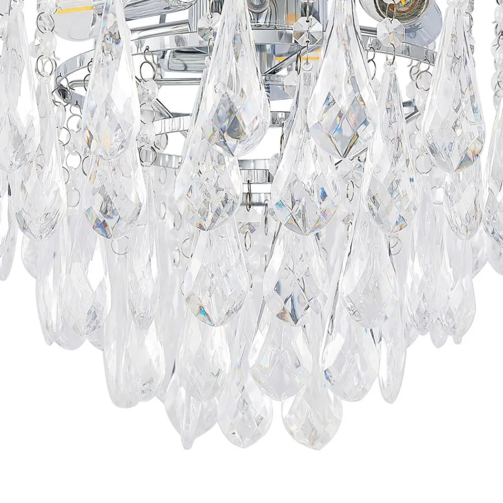Loftlamper|Loftlamper ^ Lindby loftlampe Silino, grå, metal, Ø 40cm, E14