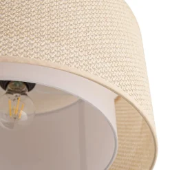 Lindby Loftlamper|Loftlamper > loftlampe Soula, Ø 40 cm, beige, plast, E27