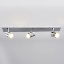 Lindby Gang|Loftlamper > loftlampe til bad Dejan, 65 cm, 3 lyskilder, krom, IP44