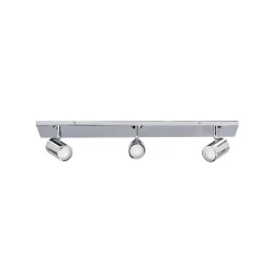 Lindby Gang|Loftlamper > loftlampe til bad Dejan, 65 cm, 3 lyskilder, krom, IP44