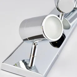 Lindby Gang|Loftlamper > loftlampe til bad Dejan, 65 cm, 3 lyskilder, krom, IP44